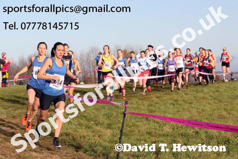 Senior womens 2017 Start Fitness North Eastern Harrier League, Aykley Heads, Durham. Photo:  David T. Hewitson/Sports for All Pics